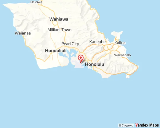 Map of Daniel K. Inouye International Airport