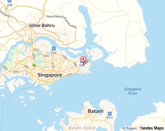 Map of Singapore Changi Airport